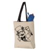 11L Canvas Tote with Contrast-Color Handles Vignette