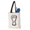 11L Canvas Tote with Contrast-Color Handles Vignette
