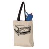 11L Canvas Tote with Contrast-Color Handles Vignette