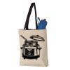 11L Canvas Tote with Contrast-Color Handles Vignette