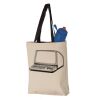 11L Canvas Tote with Contrast-Color Handles Vignette