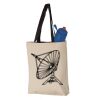11L Canvas Tote with Contrast-Color Handles Vignette