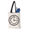 11L Canvas Tote with Contrast-Color Handles Vignette