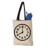 11L Canvas Tote with Contrast-Color Handles Vignette