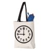 11L Canvas Tote with Contrast-Color Handles Vignette