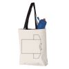 11L Canvas Tote with Contrast-Color Handles Vignette
