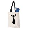 11L Canvas Tote with Contrast-Color Handles Vignette
