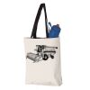 11L Canvas Tote with Contrast-Color Handles Vignette