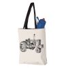 11L Canvas Tote with Contrast-Color Handles Vignette