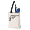 11L Canvas Tote with Contrast-Color Handles Vignette