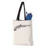 11L Canvas Tote with Contrast-Color Handles Vignette