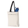 11L Canvas Tote with Contrast-Color Handles Vignette