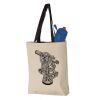 11L Canvas Tote with Contrast-Color Handles Vignette