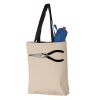 11L Canvas Tote with Contrast-Color Handles Vignette