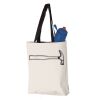 11L Canvas Tote with Contrast-Color Handles Vignette