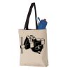 11L Canvas Tote with Contrast-Color Handles Vignette