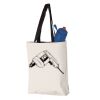 11L Canvas Tote with Contrast-Color Handles Vignette