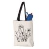 11L Canvas Tote with Contrast-Color Handles Vignette