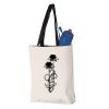 11L Canvas Tote with Contrast-Color Handles Vignette