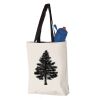 11L Canvas Tote with Contrast-Color Handles Vignette