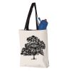 11L Canvas Tote with Contrast-Color Handles Vignette