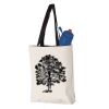 11L Canvas Tote with Contrast-Color Handles Vignette