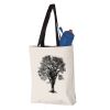 11L Canvas Tote with Contrast-Color Handles Vignette