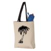 11L Canvas Tote with Contrast-Color Handles Vignette