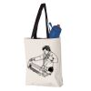 11L Canvas Tote with Contrast-Color Handles Vignette