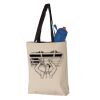 11L Canvas Tote with Contrast-Color Handles Vignette