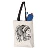 11L Canvas Tote with Contrast-Color Handles Vignette