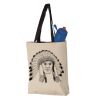 11L Canvas Tote with Contrast-Color Handles Vignette
