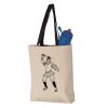 11L Canvas Tote with Contrast-Color Handles Vignette