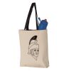 11L Canvas Tote with Contrast-Color Handles Vignette
