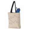 11L Canvas Tote with Contrast-Color Handles Vignette