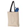 11L Canvas Tote with Contrast-Color Handles Vignette