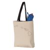 11L Canvas Tote with Contrast-Color Handles Vignette