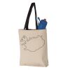11L Canvas Tote with Contrast-Color Handles Vignette