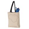 11L Canvas Tote with Contrast-Color Handles Vignette