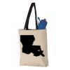 11L Canvas Tote with Contrast-Color Handles Vignette