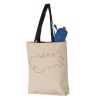11L Canvas Tote with Contrast-Color Handles Vignette