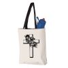 11L Canvas Tote with Contrast-Color Handles Vignette