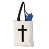 11L Canvas Tote with Contrast-Color Handles Vignette