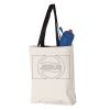 11L Canvas Tote with Contrast-Color Handles Vignette