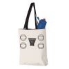 11L Canvas Tote with Contrast-Color Handles Vignette