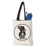 11L Canvas Tote with Contrast-Color Handles Vignette