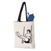 11L Canvas Tote with Contrast-Color Handles Vignette