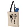 11L Canvas Tote with Contrast-Color Handles Vignette
