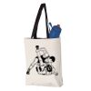 11L Canvas Tote with Contrast-Color Handles Vignette