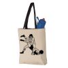 11L Canvas Tote with Contrast-Color Handles Vignette
